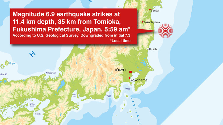 Fukushima Earthquake 2016